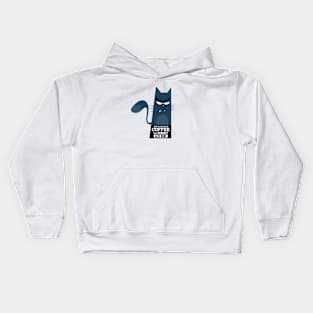 Coffee Kitty Kids Hoodie